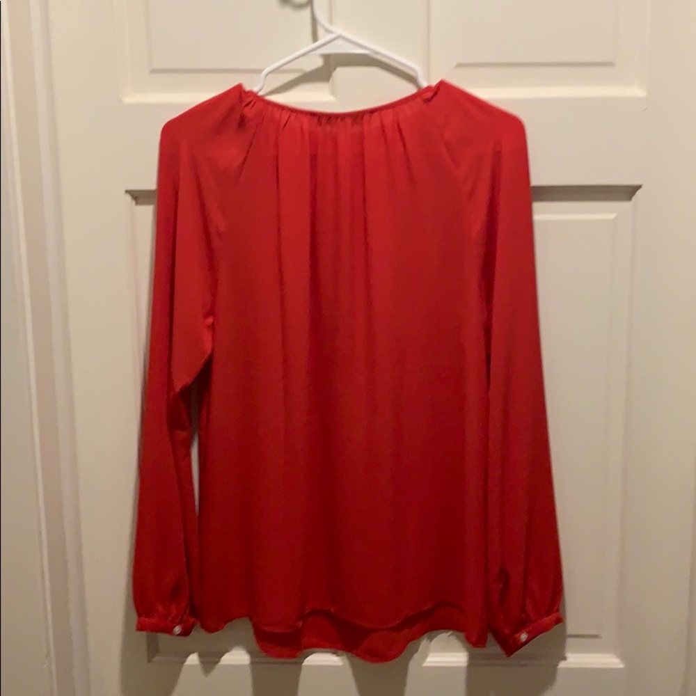 Loft Red Blouse - Picture 3 of 4